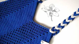 The most popular crochet bag...MK video on knitting bags Magnolia