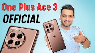 OnePlus Ace 3 smartphone Launch ⚡Thin Bezels, 3 Years of Android smartphone 🔥