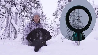 Winter capercaillie hunting in Inari, Lapland, Finland 2023 - The final moments | Toppjakt