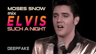 ⚡️ ELVIS  singing  "SUCH A NIGHT"  #elvis #ElvisPresley #ElvisMovie #elviscgi #deepfake