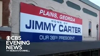 Jimmy Carter celebrated at trading post in Plains, Georgia