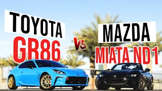 Which is Better on Track? | Toyota GR86 vs Mazda Miata