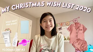 My CHRISTMAS wish list 2020 | Vlogmas day #2