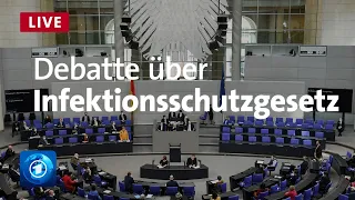 Bundestag debattiert über Änderung des Infektionsschutzgesetzes