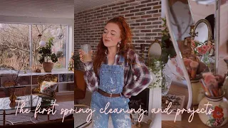 The first spring cleaning & home projects in my boho girl house🌱