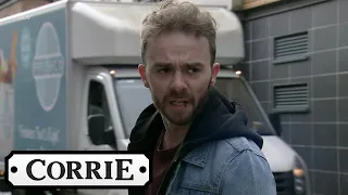 David Fights And Escapes The Gang | Coronation Street