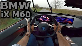 2022 BMW iX M60 | POV test drive in rain