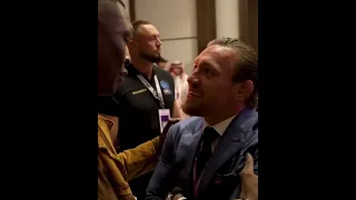 This exchange between Conor and Izzy 🤝 (via freestylebender/YT) #shorts