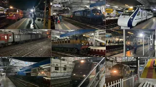 [20 in 1] || Night Railfanning at Ghatkopar || Diesel - Electric Action from/to Mumbai