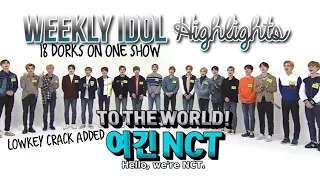 BEST MOMENTS; NCT 2018 on Weekly Idol [180321]