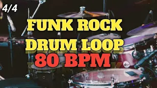 Funk Rock Drum Loop 80 Bpm