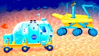 Космические машины – лунная станция - детское приложение  Тематика