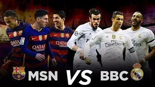 When MSN Faced PRIME TRIO BBC! EPIC duel! El Clasico 2015!