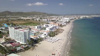 Ibiza 4K Mavic pro Drone - Playa d'en bossa