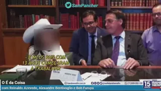 Bolsonaro faz piada sexista com criança de 10 anos.