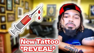 NEW TATTOO REVEAL !! (CRAZY STORY TIME!)