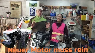 Neuer Motor in den Einachsschlepper /Loncin G270 /Gutbrod Puma 800/ACME Motor #Mein Multicar Channel