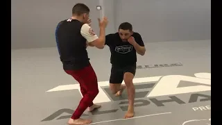 Chad Mendes technique| Striking to Takedowns from Different Angles