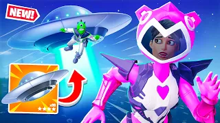 *NEW* ALIEN UFOs are HERE in Fortnite! (Abducted By Aliens)