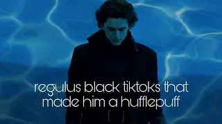 regulus black tiktoks that made him a hufflepuff (ft marauders)