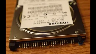 Жесткий диск HDD Laptop Toshiba IDE. Диагностика и попытка ремонта