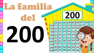 La familia del 200  | Aprende los números