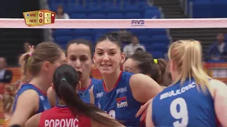 Tijana Boskovic | 2018.10.19 FIVB World Championship Semifinal | SRB vs NED (25-4)