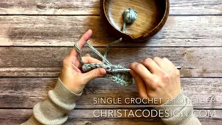 Single Crochet Two Together (sc2tog)