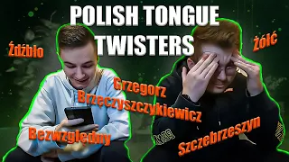 ENGLISH GUY TRIES POLISH TONGUE TWISTERS - FIRST TIME