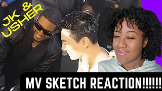 정국 (Jung Kook), Usher ‘Standing Next to You - Usher Remix’ Performance Video Sketch REACTION!!!