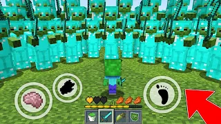 LITTLE zombie VS 1000000 ZOMBIE ARMY IN MINECRAFT LIFE BATTLE MOVIE ANIMATION Monster School