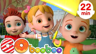 Rain, Rain, Go Away Nursery Rhyme With Lyrics | More Kids Songs & Nursery Rhymes by GoBooBoo