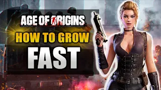 FASTEST GROWTH! Age of Origins | GUIDE: How UPGRADE Your CITY EFFICIENTLY!