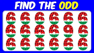 【Easy, Medium, Hard Levels】Can you Find the Odd Emoji out & Letters and numbers in 15 seconds? #115