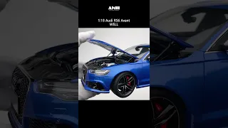 Audi RS6 Avant / 1:18  diecast model car by WELL / AMR unboxing