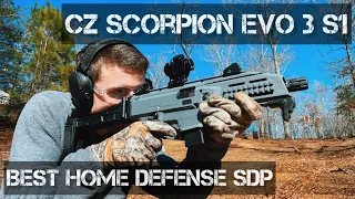 CZ Scorpion Evo 3 S1 (Best Home Defense Pistol?)