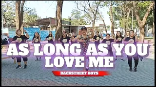 AS LONG AS YOU LOVE ME | BACKSTREET BOYS | BACHATA REMIX | ZUMBA | DANCE FITNESS | RF Dance Fitness