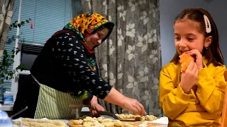 Visiting the Dargin family. Village life. Dagestan. Russia