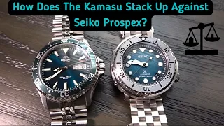 Comparing Orient Kamasu Diver to Seiko Prospex Mid Tier