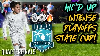 *MIC’D UP 🎙️⚽️🔥 UTAH STATE CUP 2024 | GAME 4 - QUARTERFINALS