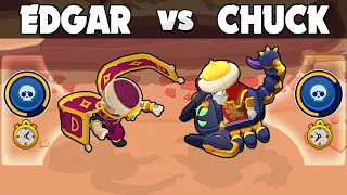 EDGAR vs CHUCK ⭐ Brawl Stars