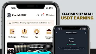 Xiaomi Su7 Mall | Latest Usdt Earning Site 2024 | Free Usdt Binance | Earn Usdt