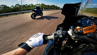 Yamaha R6 and Yamaha R7 Tear Up Highway!