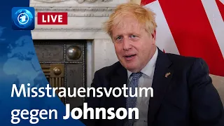 Misstrauensvotum: Britischer Premierminister Johnson unter Druck | tagesschau24-Extra