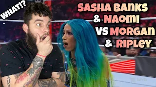 WWE - Sasha Banks & Naomi vs Liv Morgan & Rhea Ripley (REACTION)