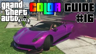 GTA V - Ultimate Color Guide #16 | Best Colors Combos for Pegassi Osiris