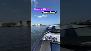 Cigarette 42X Speed Boat Takeoff in SoFlo #shorts