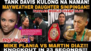 BREAKING! MIKE PLANIA KNOCKOUT 23 SECONDS!! TANK DAVIS SINIPINGAN ANAK NI FLOYD! CASIMERO UPDATE!