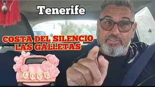 como  es costa del silencio y las Galletas Tenerife sur en coche .