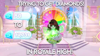 ROYALE HIGH: GETTING DIAMONDS FOR OUTFITS!